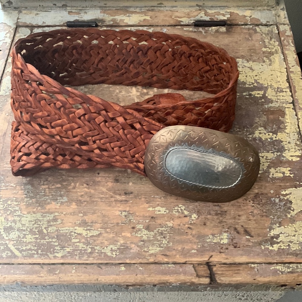 Moroccan leather belt
